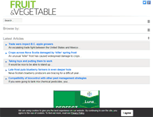 Tablet Screenshot of fruitandveggie.com